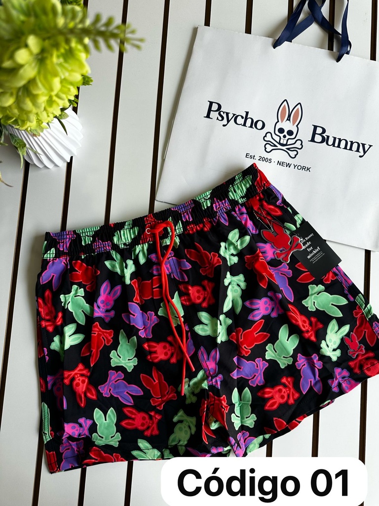 SHORT DE PLAYA  PSYCHO BUNNY