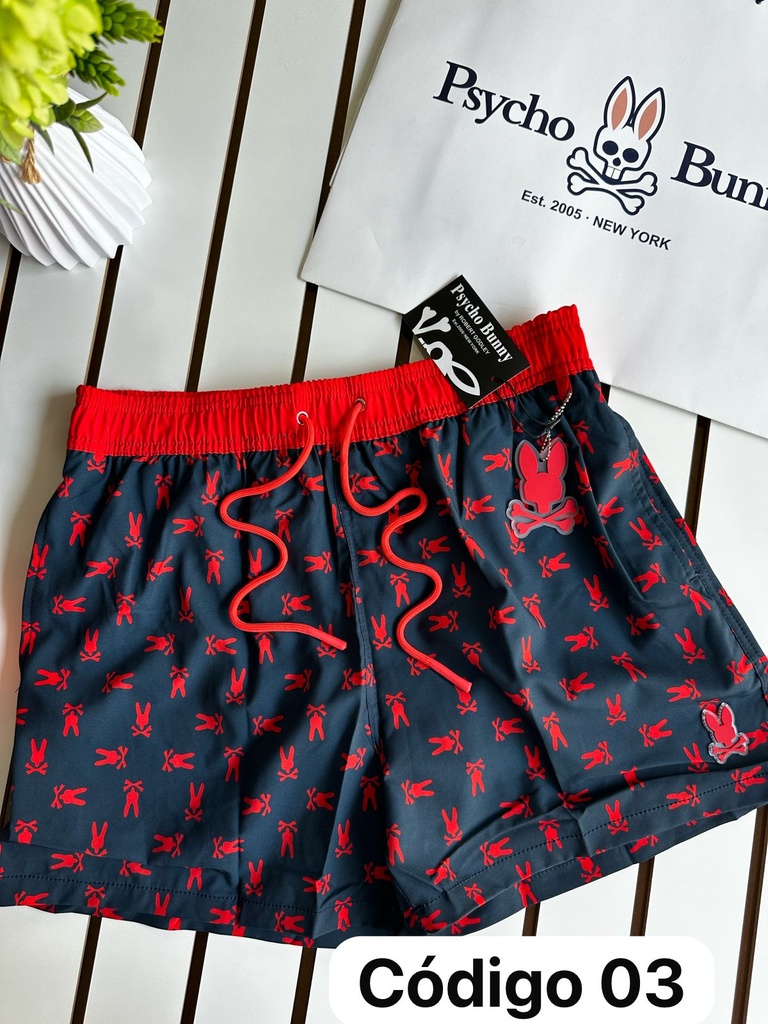 SHORT DE PLAYA  PSYCHO BUNNY